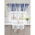 thumbnail image 2 of Valances for Windows Abstract Grey Rod Pocket Cafe Window Treatments Valance Curtains for Kitchen Bathroom Laundry Basement Windows 56"x16", 2 of 9