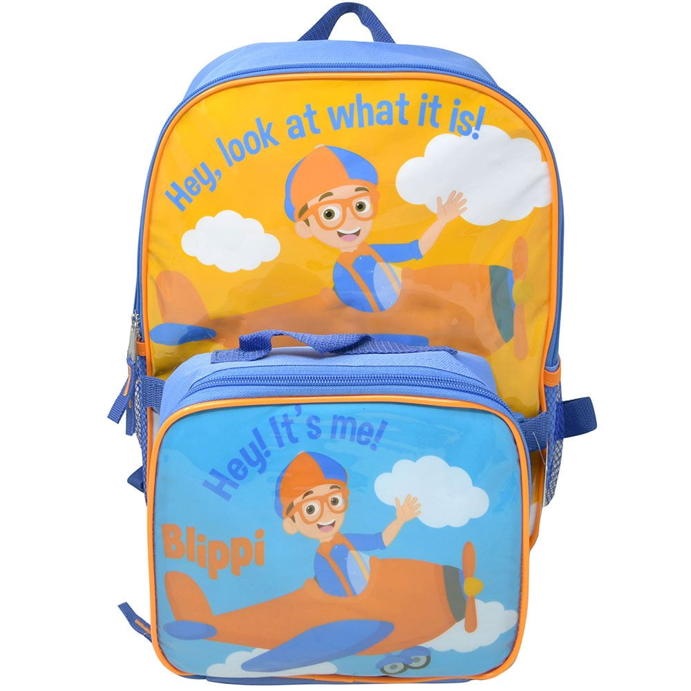 Blippi 16" Backpack with Lunch Bag
