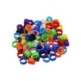 thumbnail image 2 of 200pcs Inner Diameter 8mm Bird Clip Rings Pigeon Colored Foot Ring 10 Colors _jiue, 2 of 5