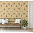 thumbnail image 5 of S4Sassy Floral Polka Dot Wallpaper- Orange Wall Covering, 25" X 120" Self-Adhesive Plain Vinyl Wallpaper, Wallwrap, Easy Diy Wall Covering For Kids Bedroom, Kids Room Decor, Playroom, 5 of 9