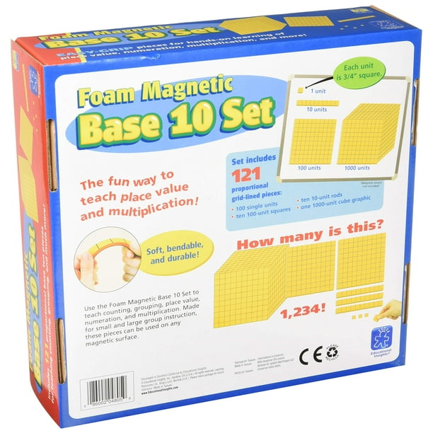 Educational Insights Foam Base 10 Set (121 Pieces) Walmart.ca