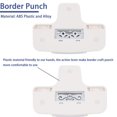 thumbnail image 4 of 2 Pieces Border Punch for Paper Crafts Fancy Punches Scrapbooking Cards DIY Craft and Wedding Invitations, 4 of 7
