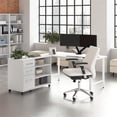 thumbnail image 2 of Scranton & Co Engineered Wood 60W x 30D Computer Desk with Storage in White, 2 of 8