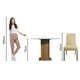thumbnail image 5 of Juego de Comedor con Mesa Redonda y 4 Sillas Madesa Mile 1, 5 of 8