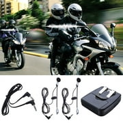 Motorbike Motorcycle Helmet 2-Way Intercom Headset Communication System Accessories