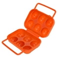 thumbnail image 4 of Eggs Protective Box, No Peculiar Smell Shatterproof 6 Grid Egg Box ABS  For Barbecues For Picnics For Trips Orange,Blue,Green, 4 of 8