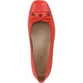 thumbnail image 4 of Vionic Women's Klara Ballet Flat Cherry Tomato Leather 9M, 4 of 5