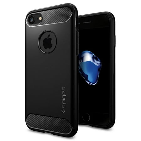 Spigen Rugged Armor Case for iPhone 8/7, Black