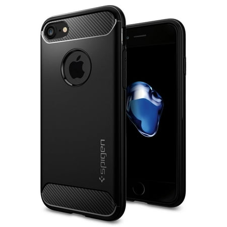 Spigen Rugged Armor Case for iPhone 8/7, Black