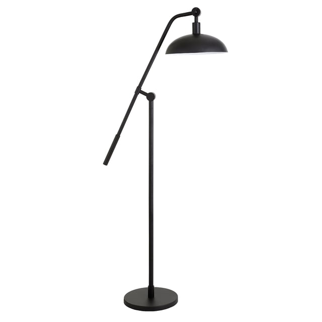 Henn&Hart 32" Blackened Bronze Metal Floor Lamp