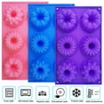 thumbnail image 3 of FineGood 3 PCS Silicone Cake Molds, Bundt Mold Doughnut Maker Silicone Baking Tray Cupcake Muffin Molds Mini Cake Pan, 3 of 8