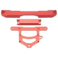 thumbnail image 2 of Kit de parachoques trasero de Metal RC, piezas de repuesto de parachoques trasero de aleación de aluminio para Axial SCX24 para Ford Bronco 1/24 RC Crawler rojo, 2 of 12