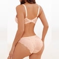 thumbnail image 6 of Levmjia Women's Lingerie Set Push Up Bra and Thong Solid Color Comfortable Breathable Sleep Honeymoon Valentine's Day Daily Wear, 6 of 6