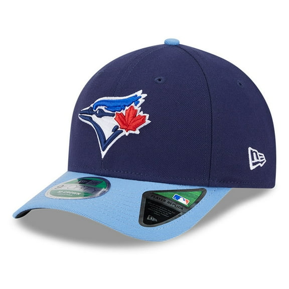 Men's New Era  Navy/Powder Blue Toronto Blue Jays Player Replica 9FORTY Adjustable Hat
