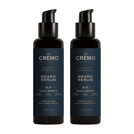 Cremo Palo Santo Reserve Collection Beard Serum, 2oz (Pack of 2)