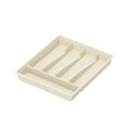 thumbnail image 2 of Weloille Silverware Drawer Organizer, Expandable Utensil Tray for Kitchen, Flatware and Cutlery Holder, Adjustable Plastic Storage for Spoons Forks Knives, Large, Beige, 2 of 6