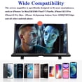thumbnail image 3 of Lupa de visualización de 14 pulgadas para teléfono celular, proyector de aumento 3D, expansor de visualización para películas, vídeos y juegos, soporte plegable para teléfono con amplificador de visua, 3 of 5
