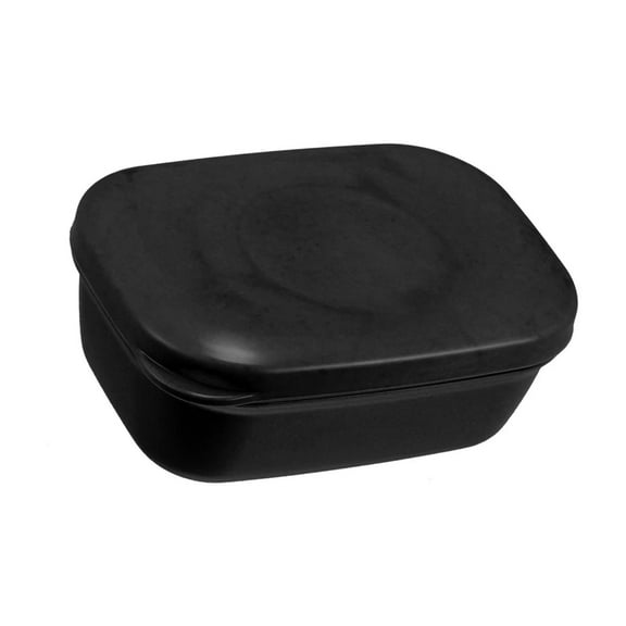 Soap Dish Keep Soap Dry Soap Cleaning Storage For Bathroom Kitchen Black