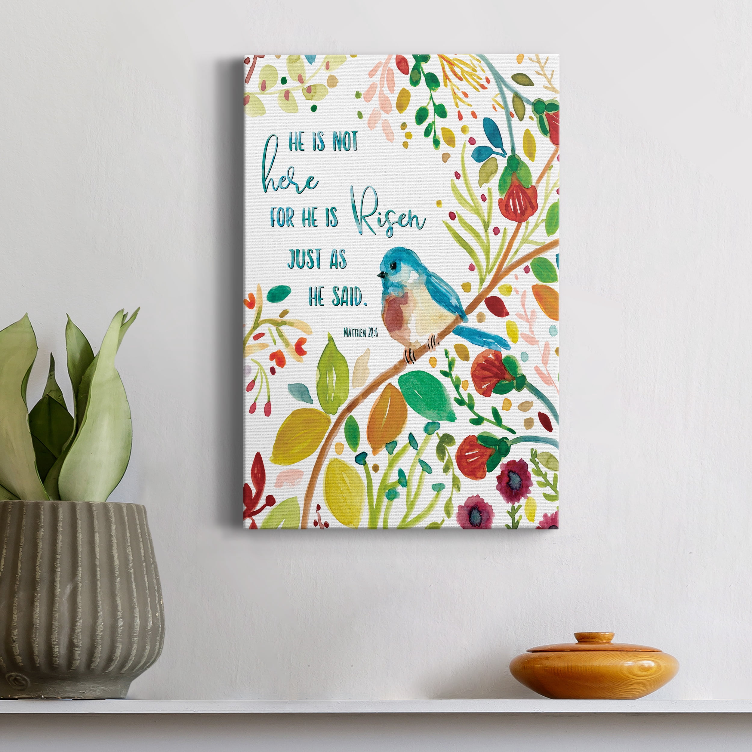He is Risen Premium Gallery Wrapped Canvas - Ready to Hang - 18 x 27