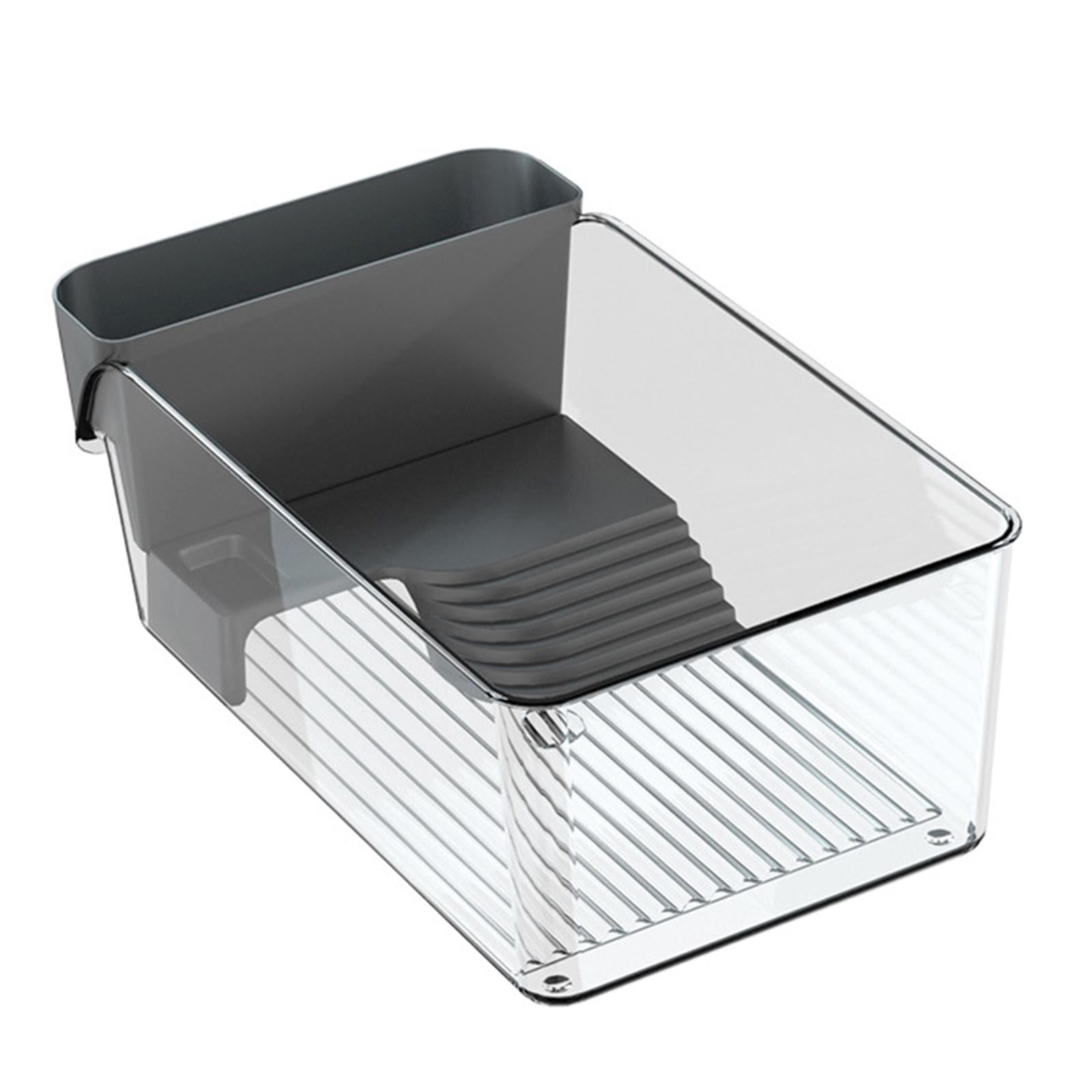 Stgfyxgs Small Turtle Tank Turtle Aquarium Decorative Multi Function Home Use Terrapin Breeding Box Reptile Habitat for Crabs Crayfish Black