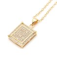 thumbnail image 3 of Angelica Necklace Womens Gold Plate Cubic Zirconia Pendant Ginger Lyne Collection, 3 of 3