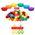 thumbnail image 1 of Rainbow Counting Balls Children‘s Toys Sock Stuffing Sorting Cup Montessori Sensory Toys Preschool Learning Activities Math Game, 1 of 1