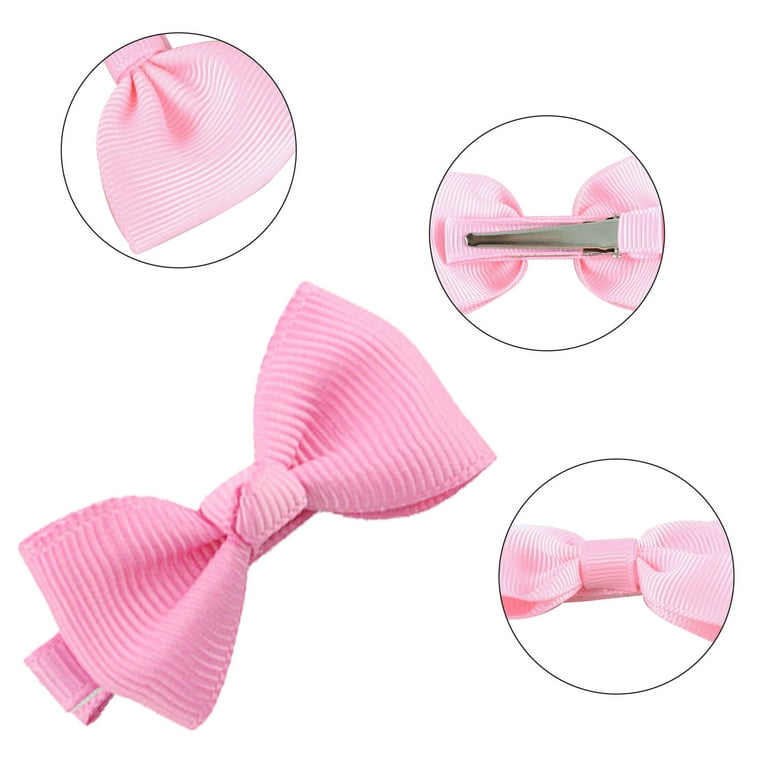 1pc Velvet Hair Bows Pink Hair Ribbon Clips Big Fall Alligator Clips Hair  Accessories for Women Girls Toddlers Kids Baby Wedding - AliExpress