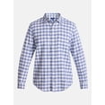 thumbnail image 5 of George Men's and Big Men's Slub Cotton Shirt with Long Sleeves, Sizes S-3XL, 5 of 5