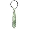 thumbnail image 3 of Spring Notion Cravate Pré-Nouée Tissée à Fermeture Éclair pour Garçons Petites Rayures Vert Pastel, 3 of 4