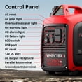 thumbnail image 4 of Generador inversor portátil AMERISUN 2500W Gas 39.7lb, 4 of 7