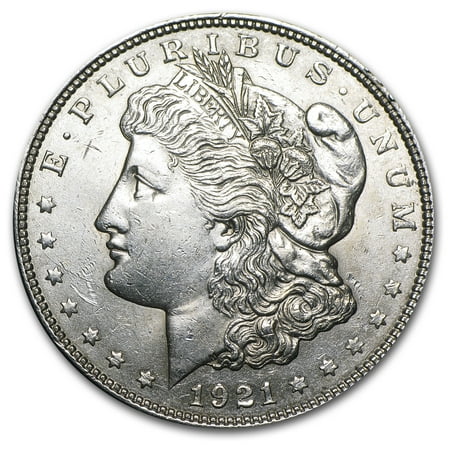 - 1921 P D or S Mint Morgan Silver Dollar AU