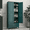 Green, variant on Polup 75" Height Metal white Storage Cabinet, Modern Tall Steel Pantry Cupboard with 2 Doors and Adjustable Shelves for Kitchen Garage and Home