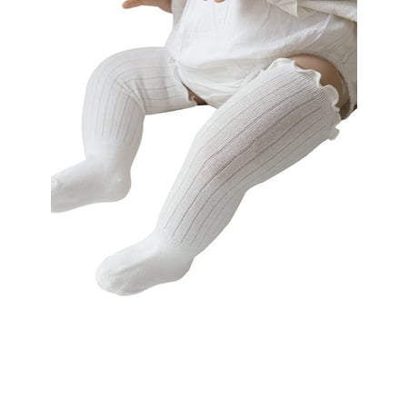 

Livingsenburg Baby Infant Knee High Stockings Cotton Long Plain Leg Warmer Winter