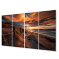 thumbnail image 2 of Designart "A Mesmerizing Golden Sands wall art XV" Landscapes Metal Wall Décor Set, 2 of 5