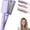 Purple, variant on Hair Waver Crimper, Curling Iron Hair Crimper Waver, Beach Waves Curling Wand, Ionic Deep Waver Hair Curler Tool with Ceramic 3 Barrel for Women, Dual Voltage, Anti-Scald, 1.25 Inch (Purple)