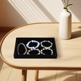 thumbnail image 3 of SEWCHICS Black Velvet Jewelry Display Tray Flat Open Design for Bracelets Necklaces, 3 of 8