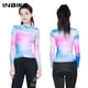thumbnail image 2 of INBIKE - Maillot de ciclismo para mujer, camisetas de manga larga para ciclismo, ropa de ciclismo para mujer, maillots de ciclismo MTB transpirables con 3 bolsillos, 2 of 5