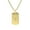 Gold, variant on Men's Stainless Steel Vintage Square Hammered Finished Cross Pendant Necklaces Cool Jewelry Gold