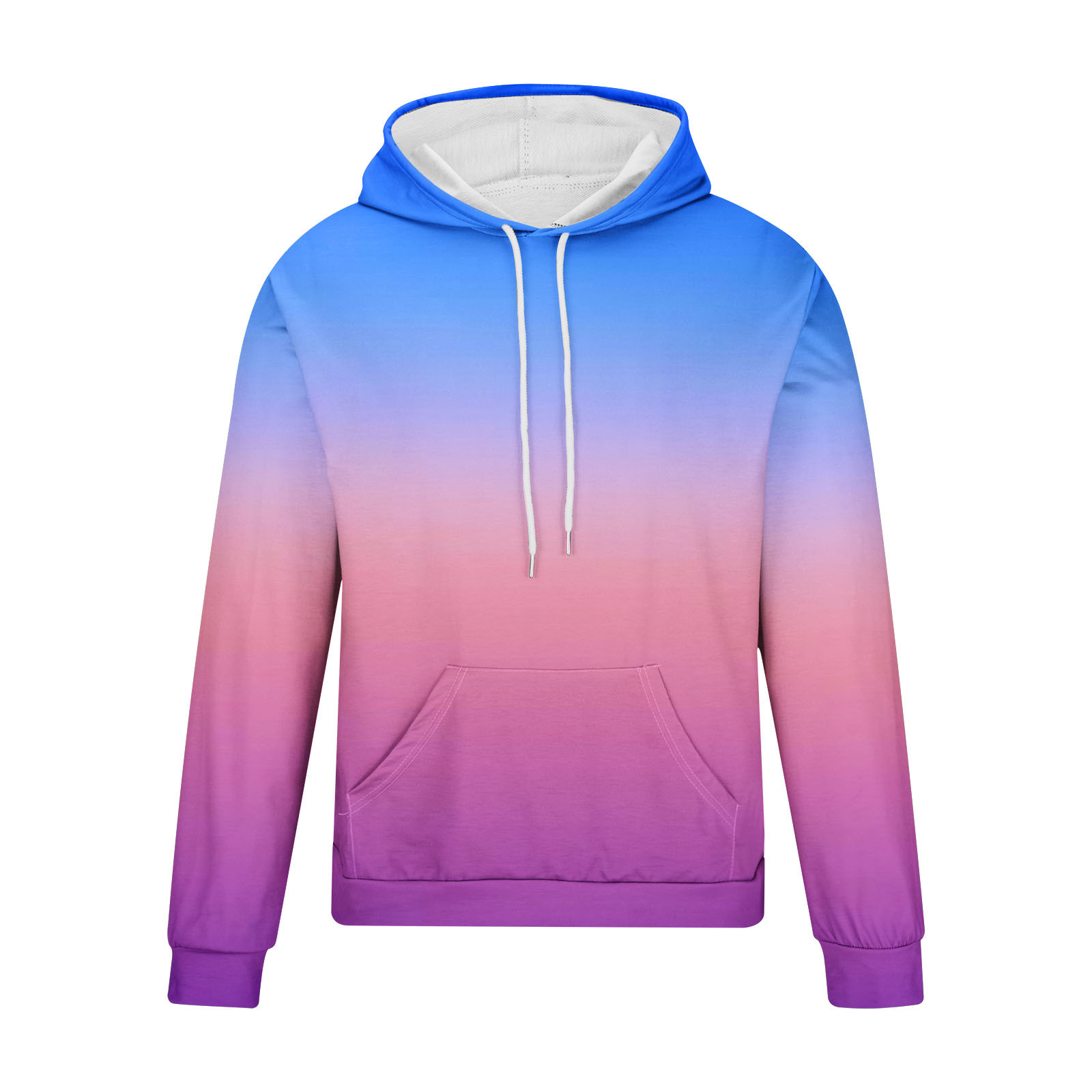 Bilqis Mens Tie-Dye Pullover Hooded Sweatshirt on Clearance,Big and ...