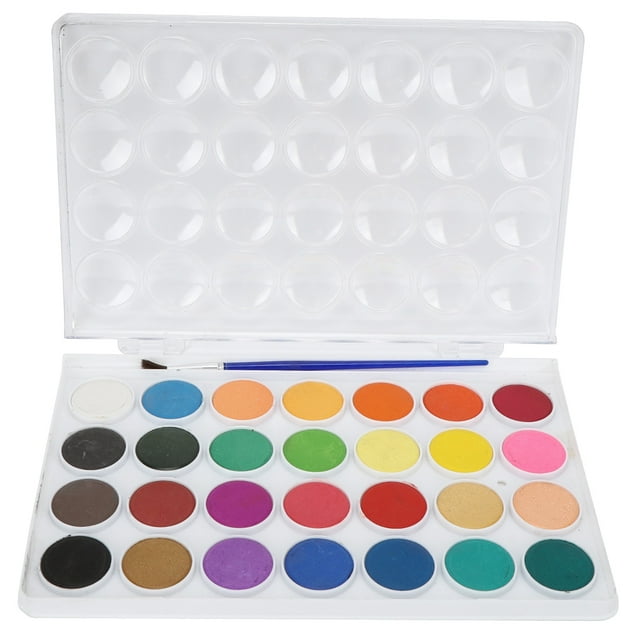28 Couleurs Peinture Aquarelle Solide, Peinture Aquarelle, Gouache