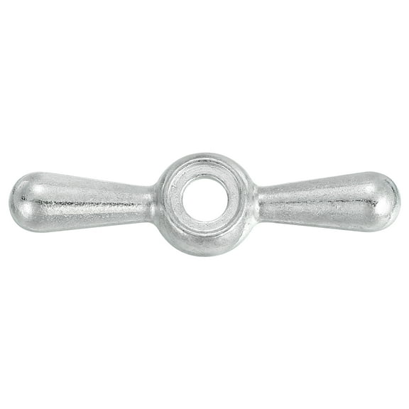 01-5095 Hose Bib Tee Handle, 1Pcs Metal Outside Hose Bib Handle Replacement,16 Point Broach Hose Tee Handle (silver)