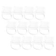 thumbnail image 3 of 12pcs Roller Shade Pulls Clear Cordless Shade Pull Handle Transparent Handles For Blinds Roller Shade Clips Cordless Shade Handle, 3 of 9