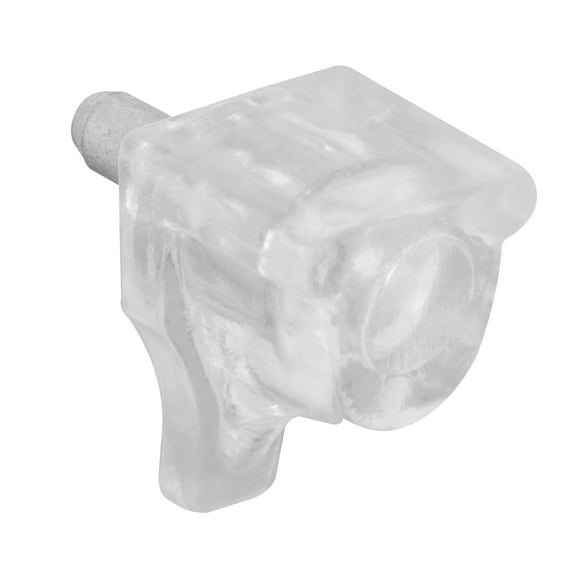 3 mm., Clear Plastic and Steel Peg, Shelf Support Peg (8-pack)