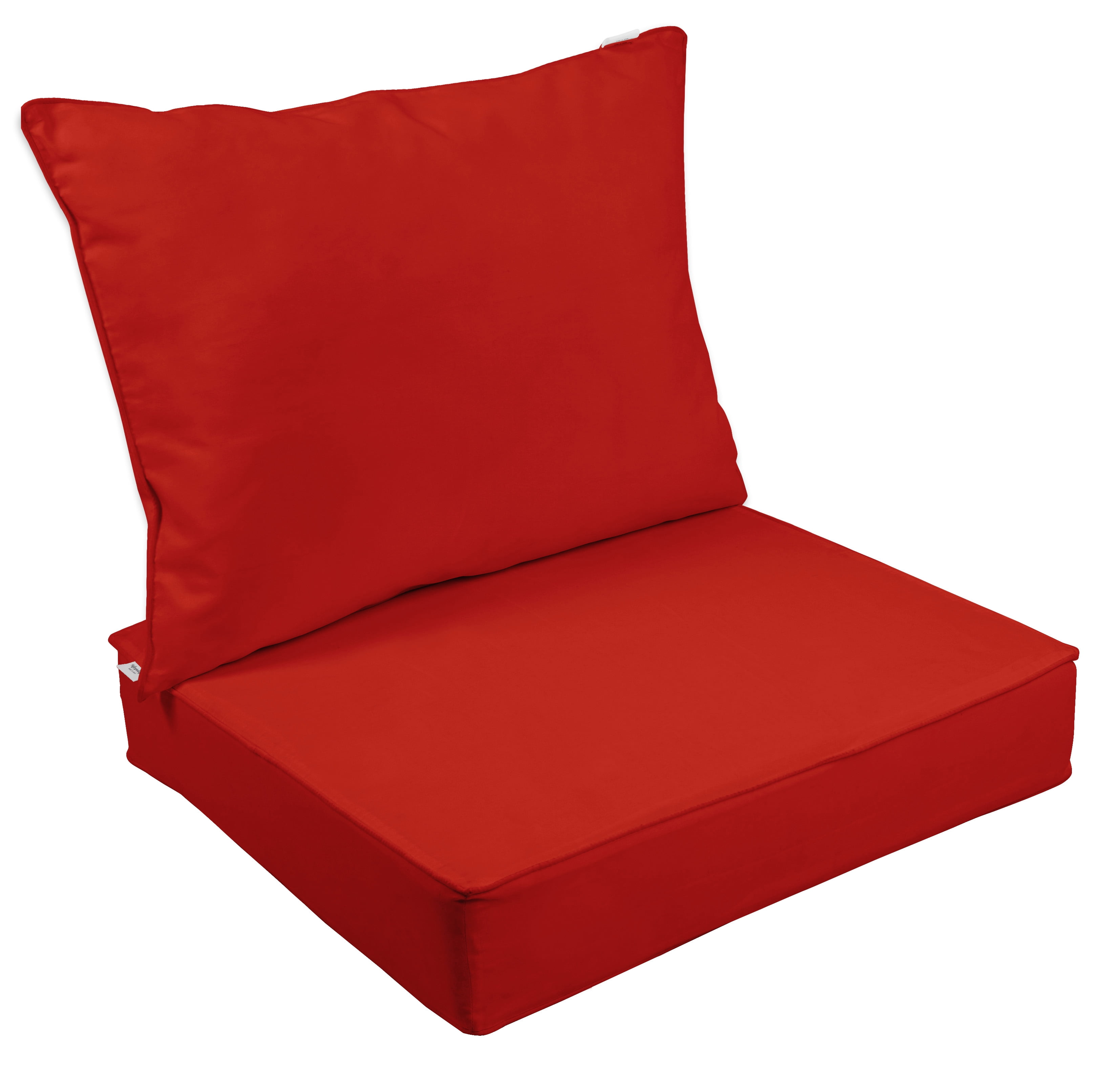 Vargottam Outdoor Deep Seat Patio Cushions Set 2pcs Seat Set All Weather Replacement Cushion