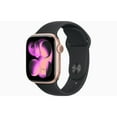 thumbnail image 1 of Restored Apple Watch Series 11 - GPS - 46mm Rose Gold Aluminum Case with Black Sport Band - S/M (Refurbished), 1 of 5