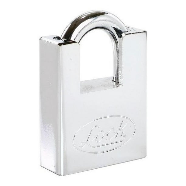 Candado Acero Antipalanca Llave Discos Cromo L22A60DCSB Lock