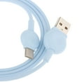 thumbnail image 3 of Cable USB de 1M Perfecl Tipo C Azul Carga Rápida Sincronización Extra Largo, 3 of 8