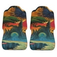 thumbnail image 4 of Haiem Abstract Tree Castle Printed Car Seat Covers Set of 2, Universal Fit Car Seat Covers,Protective Seat Covers,Comfortable Car Seat Covers, Easy Installation Seat Covers, 4 of 9