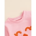 thumbnail image 6 of Suealasg Little Girl Boy Halloween Sweatshirt Long Sleeve Pumpkin Embroidery Sweatshirt Tops 6M 1T 2T 3T 4T 5T Toddler Boy Girl Halloween Pullover Sweatshirt, 6 of 7