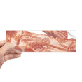 thumbnail image 1 of Graisse de Porc Viande Crue Texture Rectangle Pare-Chocs Autocollant Fenêtre Autocollant, 1 of 1